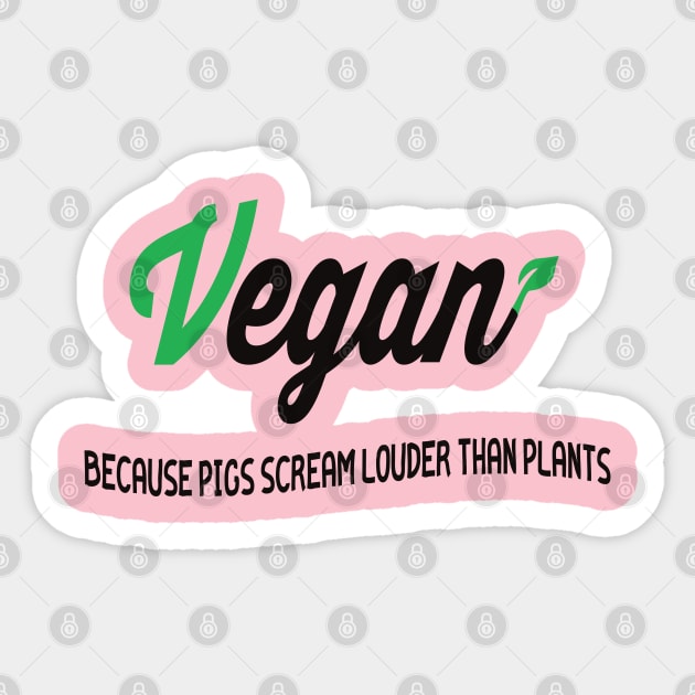 Vegan (Rev 1) Sticker by LikeMindedDesigns